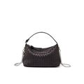 Genuine Leather Women's Evening Handbags Brown