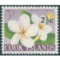 Cook Islands 1967 2½c on 3d Frangipani SG207 MNH