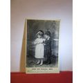 STOP YOUR TICKLING, JOCK used antique postcard Living Picture series 1906 pm=