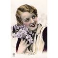CARTE POSTALE - JEUNE FILLE - REF 16