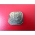 1971 CEYLON FIVE CENTS FREE POST. AAV