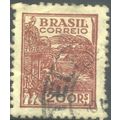 Brazil 1941 - SG651 - 200r brown - Wheat Harves...