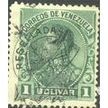 Venezuela 1900 - SG203 - 1b green - Bolivar opt...