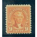 590 9c Thomas Jefferson Just Clears MNH C1530
