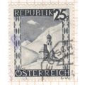 Austria 1945 - 25g grey - landscape - used