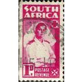 SOUTH AFRICA, War effort, nurse, pink 1943, 1d