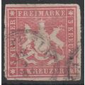 Mi 31 no gum 1865 Wuerttemberg Cat € 5