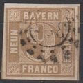 Mi 11 used 1862 Bavaria Cat € 20