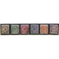 Germany Stamps Scott #323 To 328, Used