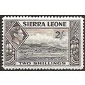 Sierra Leone 1938 SG197 2/- Black & Sepia Mount...