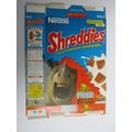 Nestle Shreddies 2000 DINOSAUR Empty Cereal Box...