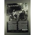 1991 Pirelli Match and Strada Tires Ad - Two for Road
