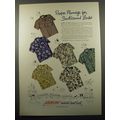 1950 Arrow Washable Resort Prints Shirts Ad - Proper Plumage for Southbound