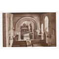 Church Interior Worth Matravers Postcard Dorset...