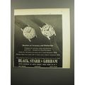 1952 Black, Starr & Gorham Girard-Perregaux Watches Ad - Watches of Accuracy