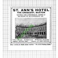 St Ann's Hotel Buxton Small Advert - 1964 Cutting