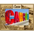 Cancun Mexico Laser Engraved Wood Picture Frame...