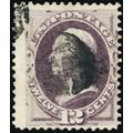 151, 12¢ Webster Attractive Stamp - BARGAINED P...