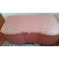 Vintage 1950's Large Wicker Look Blanket Box