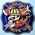 Chicago FD, Truck 36. 4"X4". PP87.