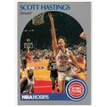 1990-91 Hoops Scott Hastings basketball card #1...
