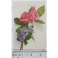 vintage postcard flowers
