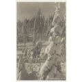 Norway Winter Snow in forest early 20th C. unus...