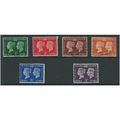 george vI 1940 centenary set used sg479 /484 fine