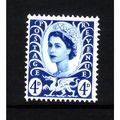 GREAT BRITAIN WALES 1967 SG W2p 4d ULTRAMARINE ...