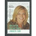 AUS 2013 60c 'AUSTRALIAN LEGENDS- OLIVIA NEWTON...
