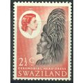 Swaziland 1962 - SG93 - 2½c black/red - Ceremon...
