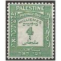 Palestine 1925 D8 4m Green Postage Due Mounted ...