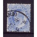 INDIA 1902 SG 126 2a 6p ULTRAMARINE FINE USED#7