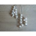 Delicate Long Drop Pearl Bead Fashion Earrings