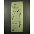 1957 Burberry Fashion Ad - The Double Life