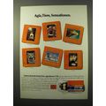 1979 Agfa Agfachrome CT18 Film Ad - In German