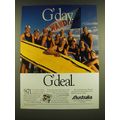 1990 Australia Tourism Ad - G'day. G'deal.