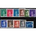 1943 Michel 118/127 + Z2 - MH/MLH (*) - RED CROSS