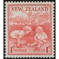New Zealand 1938 1d + 1d scarlet Health SG 610 ...