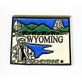 Wyoming 4 Color Fridge Magnet
