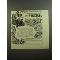 1954 Virginia Department of Conservation and Development Ad - Let's go!