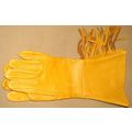 Western Fringed Deerskin Gloves Gauntlet Style ...