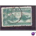 New Zealand stamp 1898 perf 14 2/- milford soun...