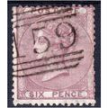 Sg69 6d deep-lilac good used cat £125 (B145)