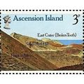 Ascension QEII 1978 Volcanic Rock 3p Sister Red...
