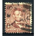 USA 1898 Abraham Lincoln 4c - Rose Brown, Water...