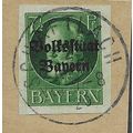 GER (BAVARIA) 1919 7.5pf KING LUDWIG III' (OVPT...