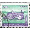 PAKISTAN, Agricultural Tractor, green & violet ...