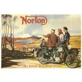Advertising NORTON Motorcycle Postcard (Mayfair...