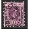 LEEWARD ISLANDS SG109b 6d Purple & Deep magenta...